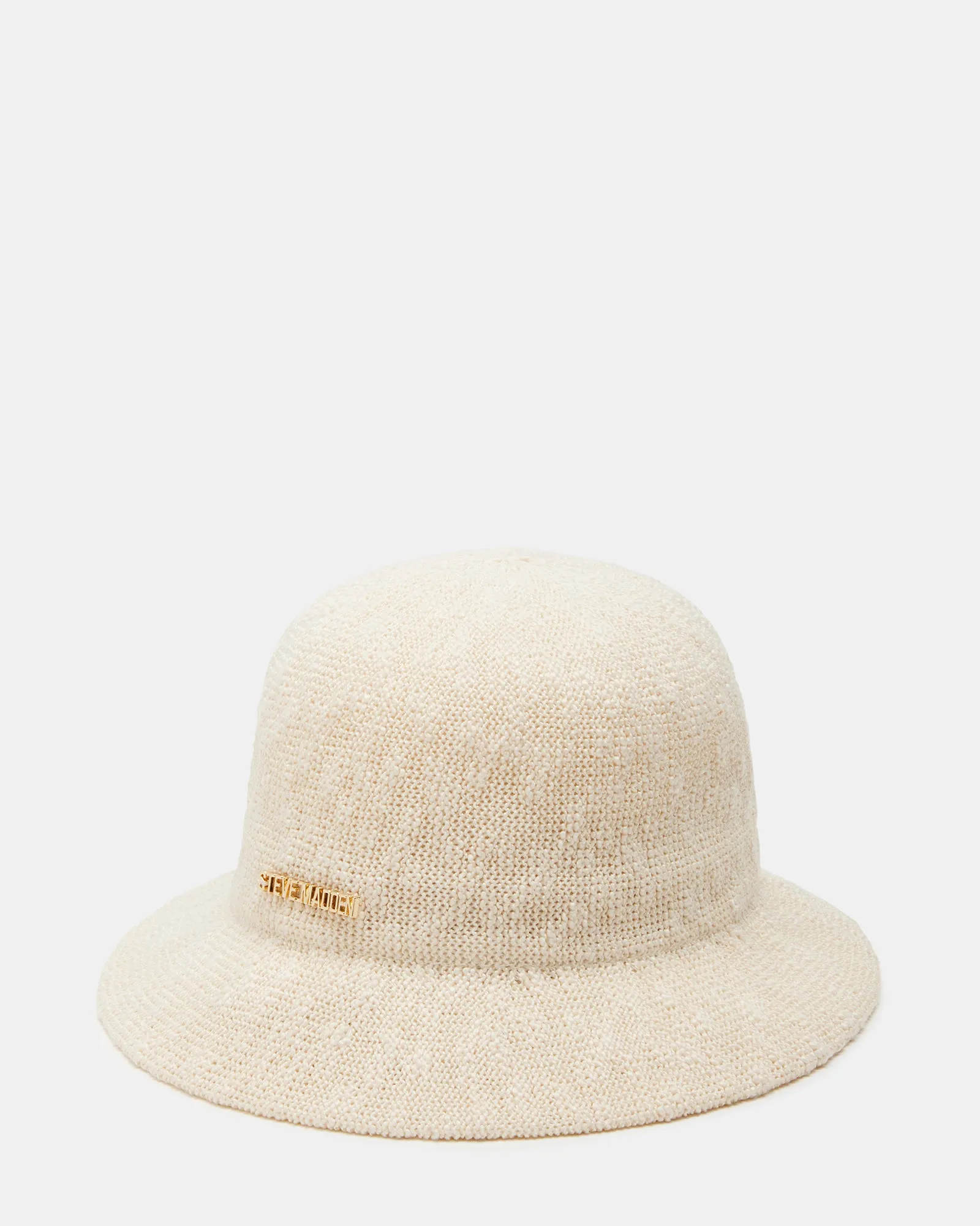 MOLDED POLY YARN BUCKET HAT IVORY sold by Steve Madden product image thumbnail 3