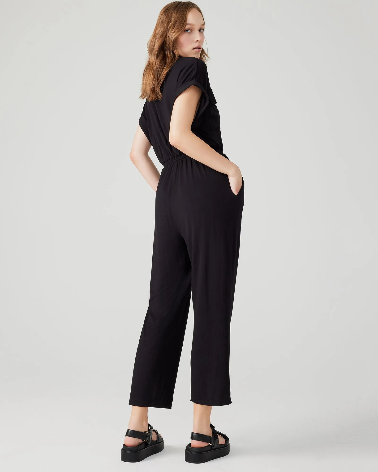 ALYA JUMPSUIT BLACK sold by Steve Madden product image thumbnail 3