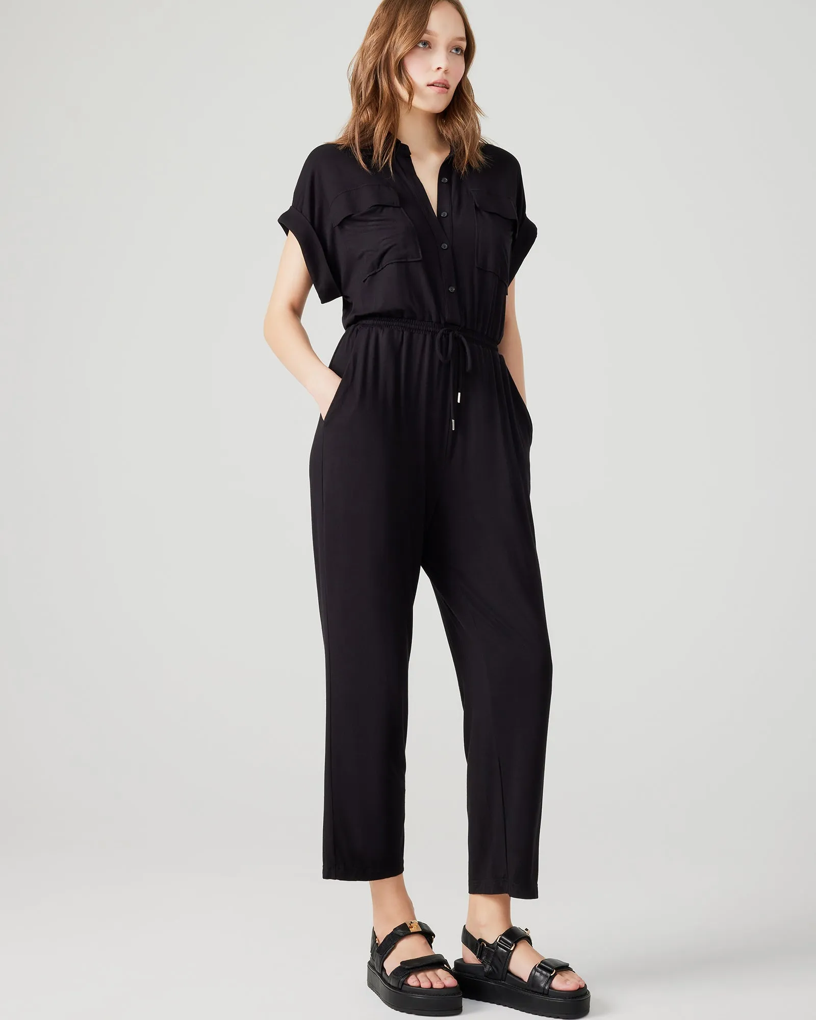 ALYA JUMPSUIT BLACK sold by Steve Madden product image thumbnail 2