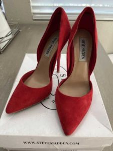 VARCITTY RED SUEDE - SM REBOOTED sold by Steve Madden
