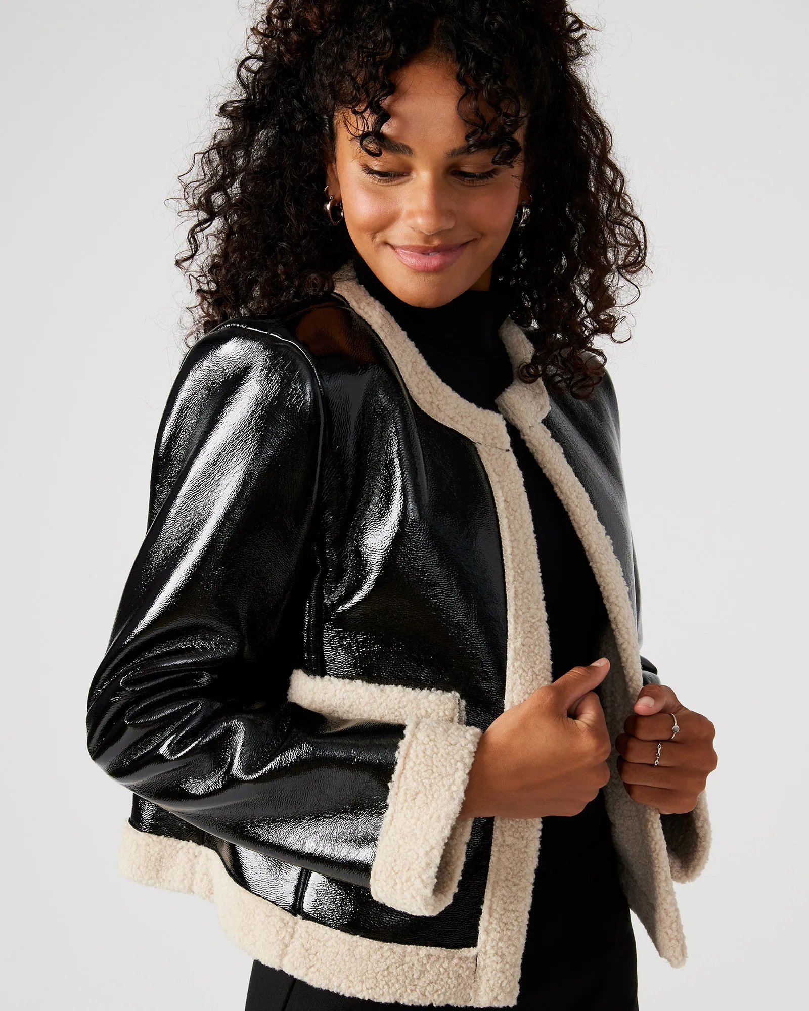 FIENNE JACKET BLACK sold by Steve Madden product image thumbnail 2