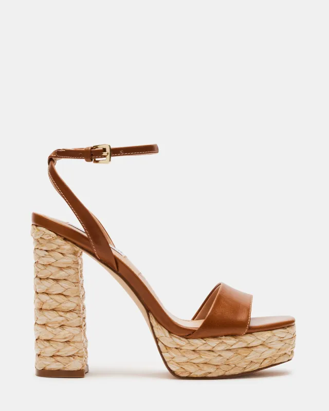 LAROPE COGNAC LEATHER sold by Steve Madden