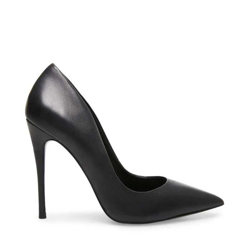 DAISIE BLACK LEATHER - SM REBOOTED sold by Steve Madden