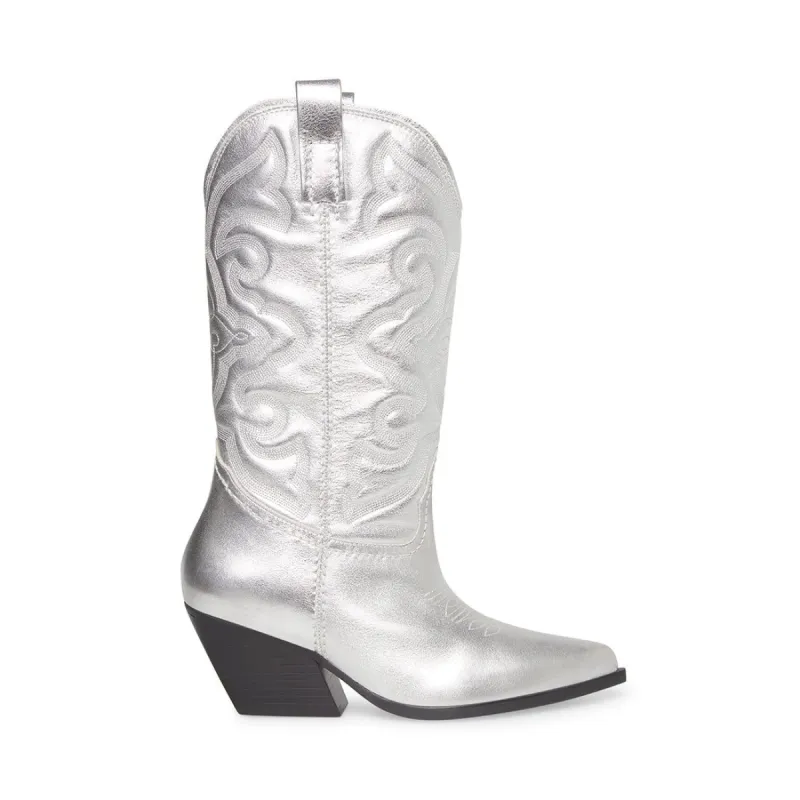WEST SILVER LEATHER - SM REBOOTED sold by Steve Madden
