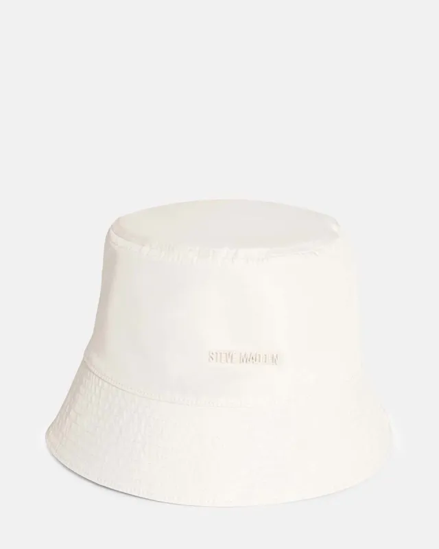 NYLON BUCKET HAT OFF-WHITE sold by Steve Madden