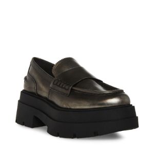 GAVEN SILVER LEATHER sold by Steve Madden