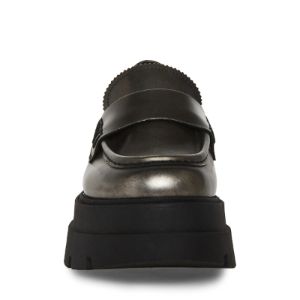 GAVEN SILVER LEATHER sold by Steve Madden