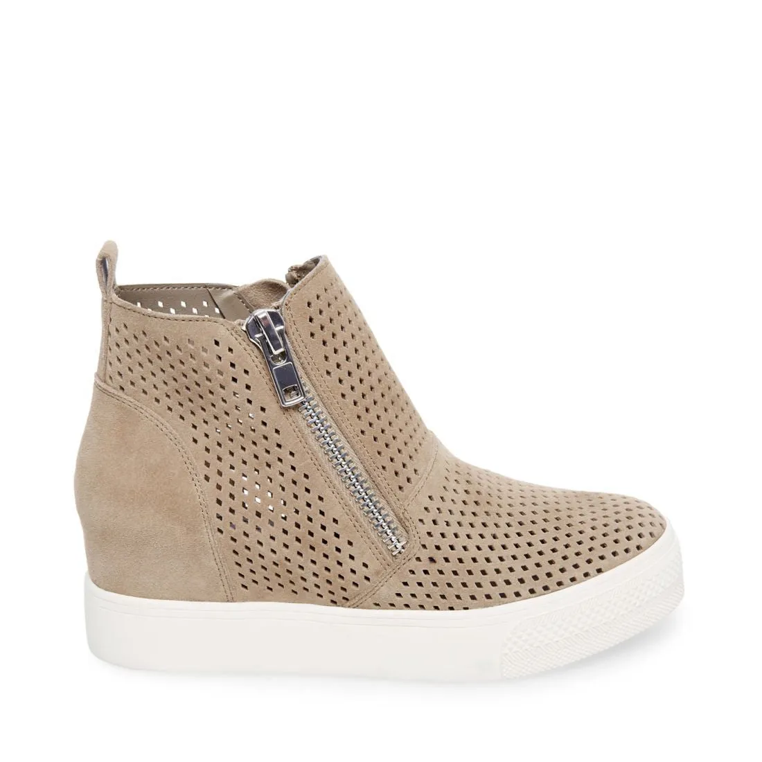 WEDGIE-P TAUPE SUEDE - SM REBOOTED sold by Steve Madden