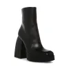 TRINA BLACK LEATHER - SM REBOOTED sold by Steve Madden