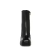 TRINA BLACK LEATHER - SM REBOOTED sold by Steve Madden
