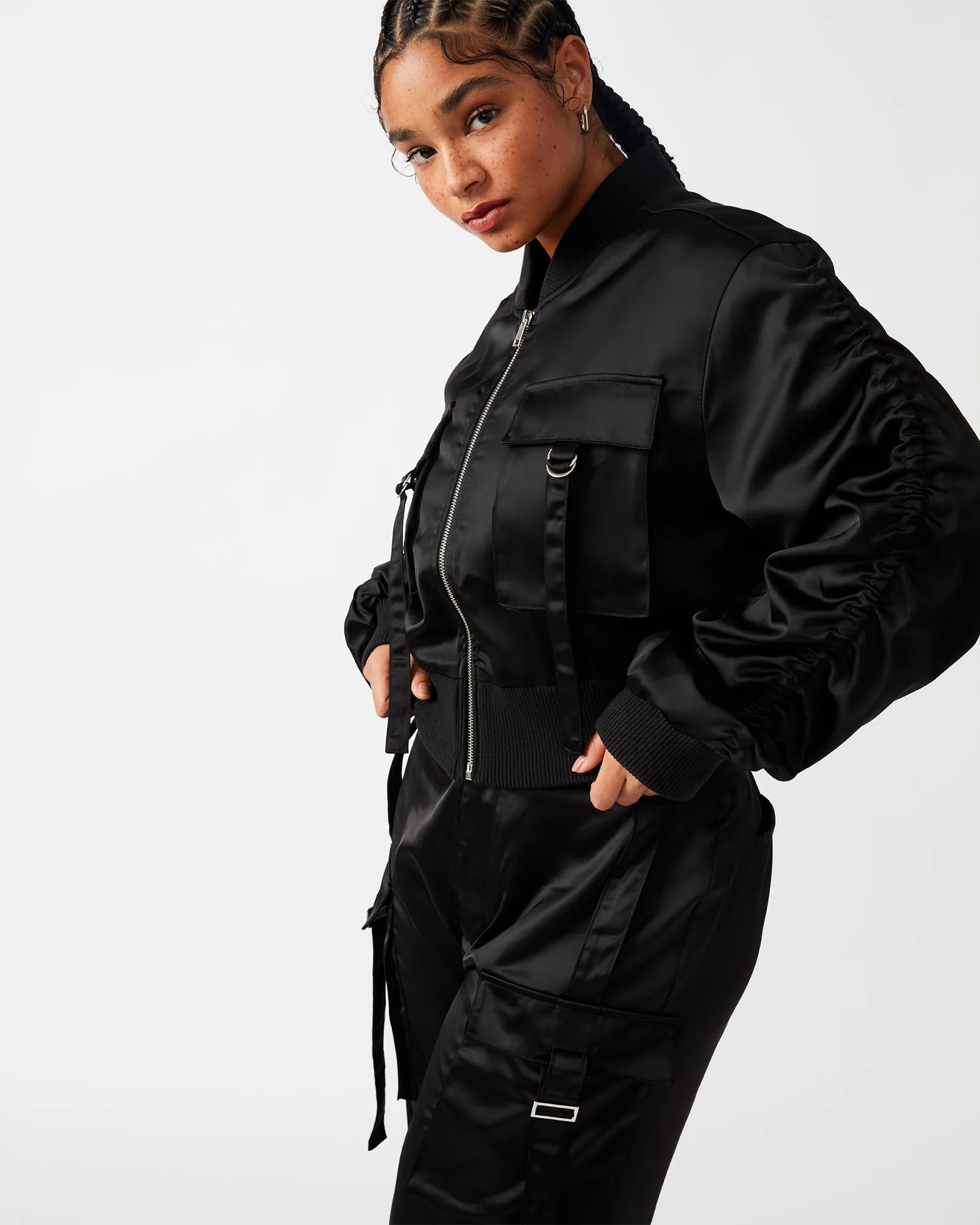 COSTA JACKET BLACK sold by Steve Madden product image thumbnail 3