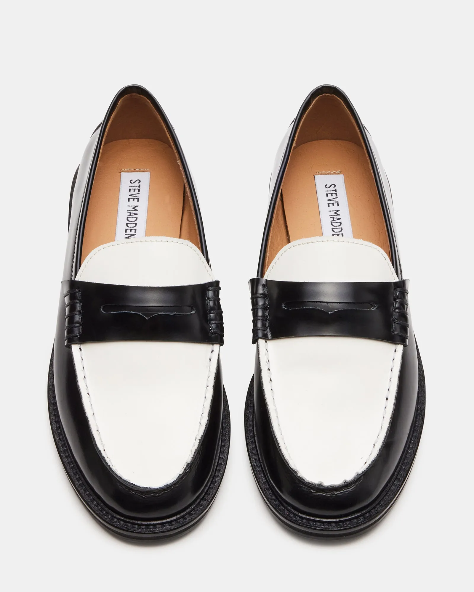 MADISON BLACK/WHITE LEATHER sold by Steve Madden product image thumbnail 4