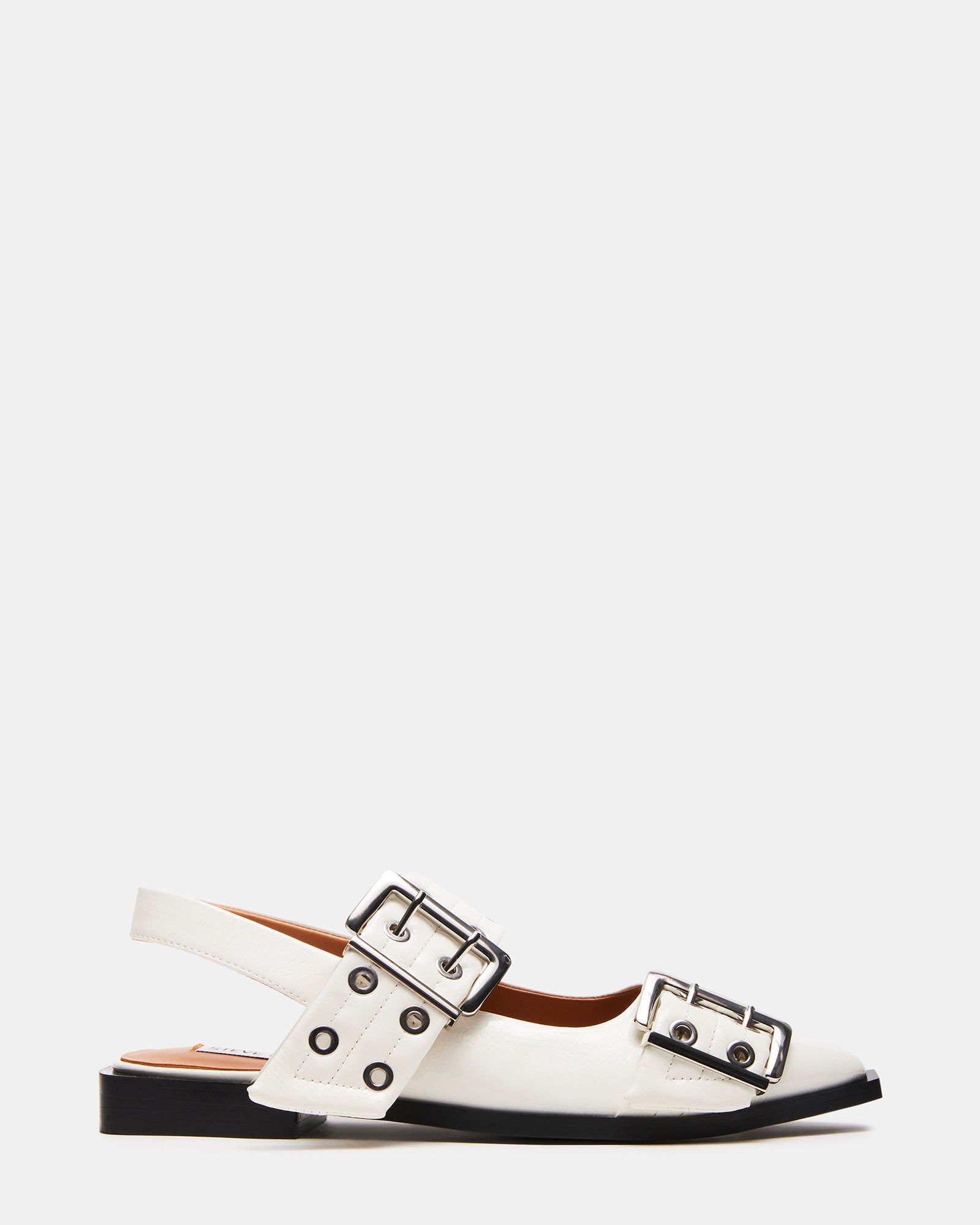 GRAYA WHITE PATENT - SM REBOOTED sold by Steve Madden