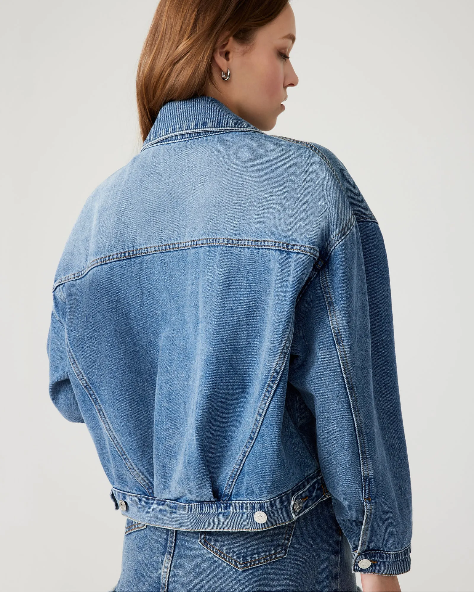 SIENNA DENIM JACKET sold by Steve Madden product image thumbnail 3