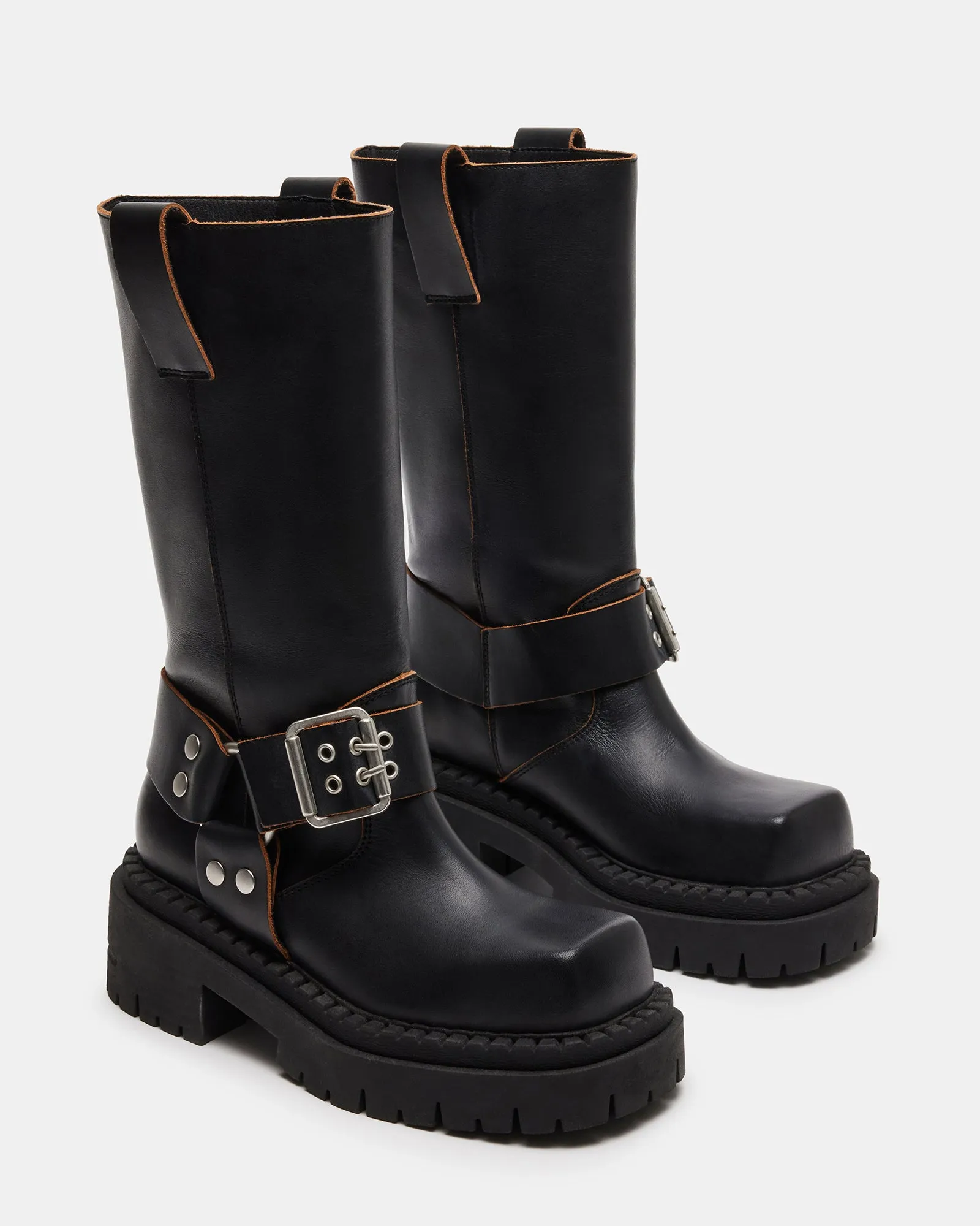 ROCKLEIGH BLACK LEATHER sold by Steve Madden product image thumbnail 2