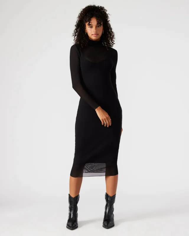 VIVIENNE DRESS BLACK sold by Steve Madden