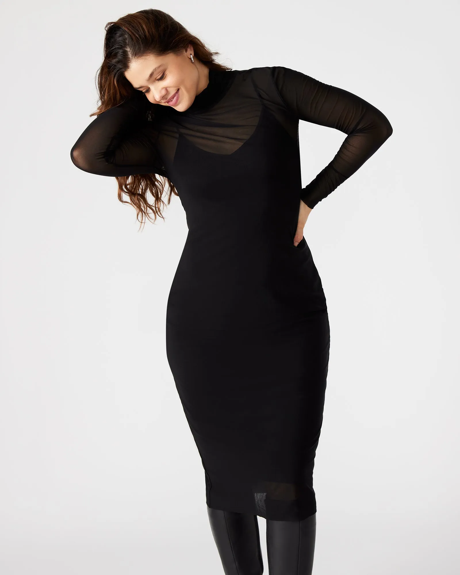 VIVIENNE DRESS BLACK sold by Steve Madden product image thumbnail 2