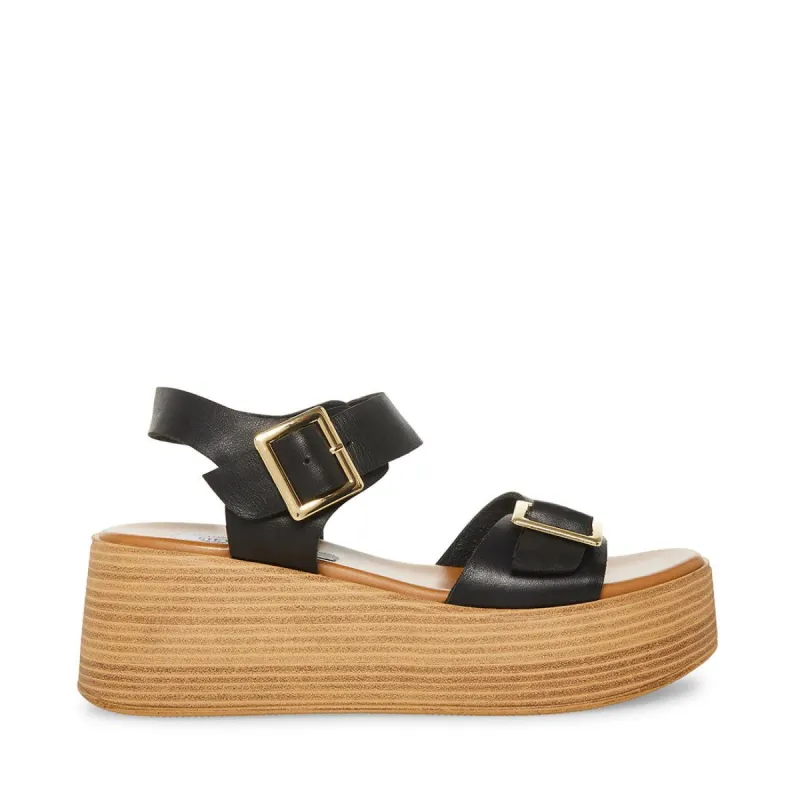 MARKA BLACK LEATHER sold by Steve Madden