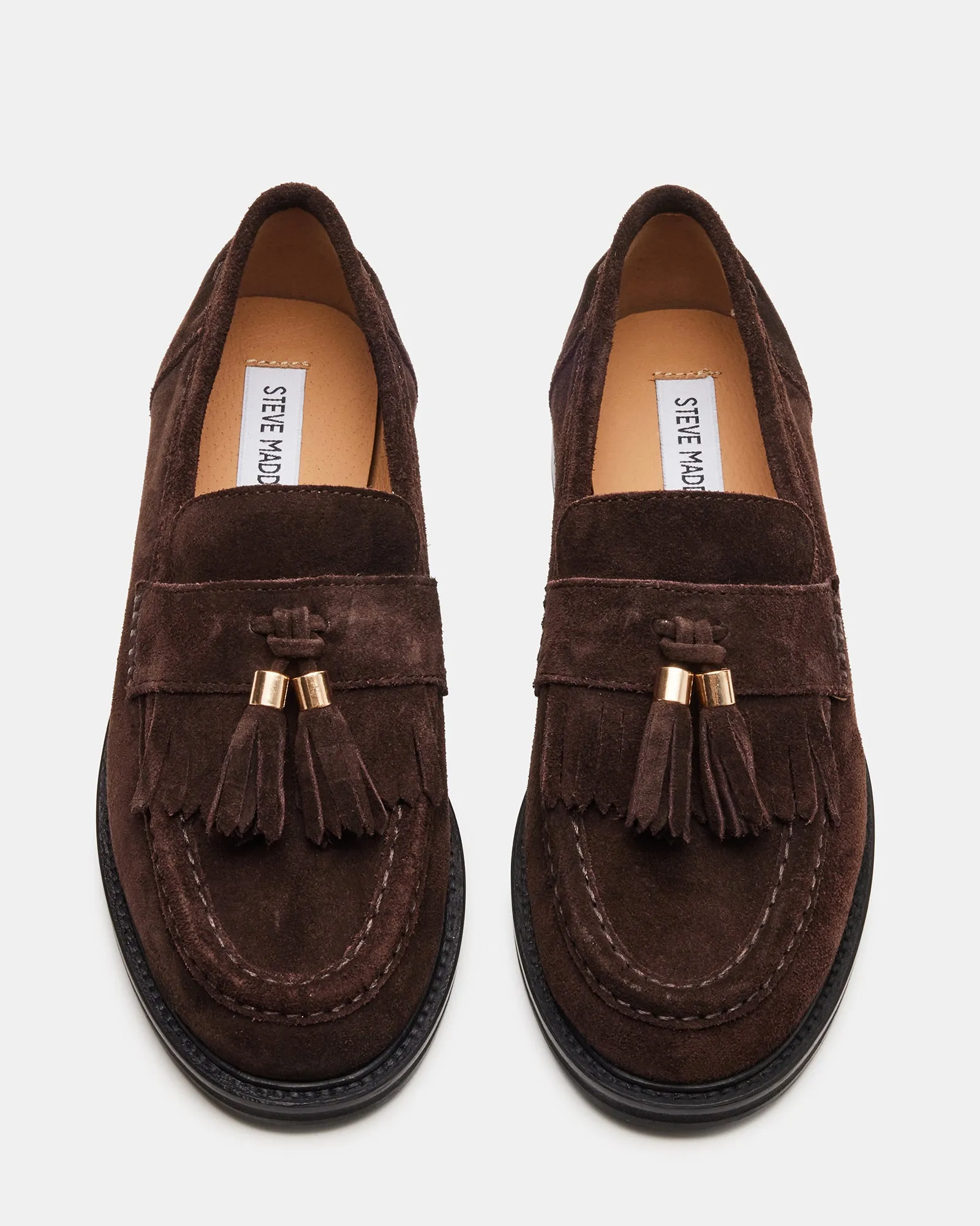 RADCLIFF CHOCOLATE BROWN SUEDE sold by Steve Madden product image thumbnail 4