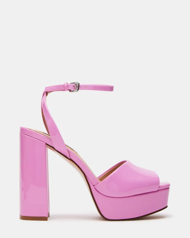 LOURDES PINK PATENT sold by Steve Madden