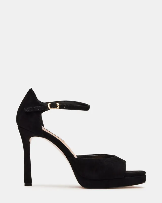 ESTER BLACK SUEDE sold by Steve Madden