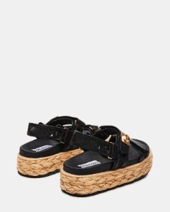 BIGMONA MESH BLACK LEATHER sold by Steve Madden