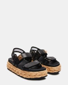 BIGMONA MESH BLACK LEATHER sold by Steve Madden