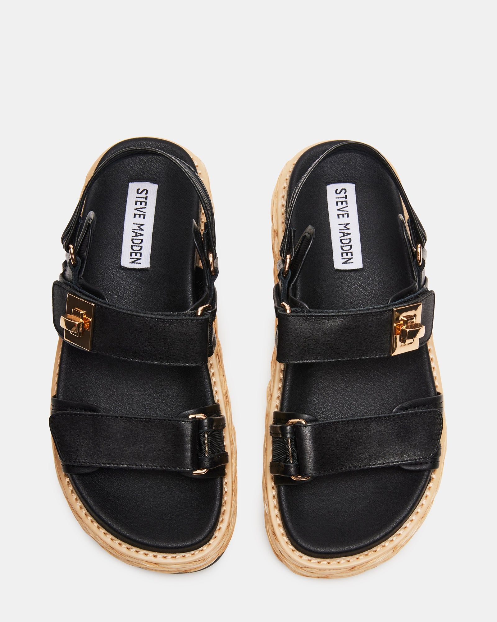 BIGMONA MESH BLACK LEATHER sold by Steve Madden product image thumbnail 4