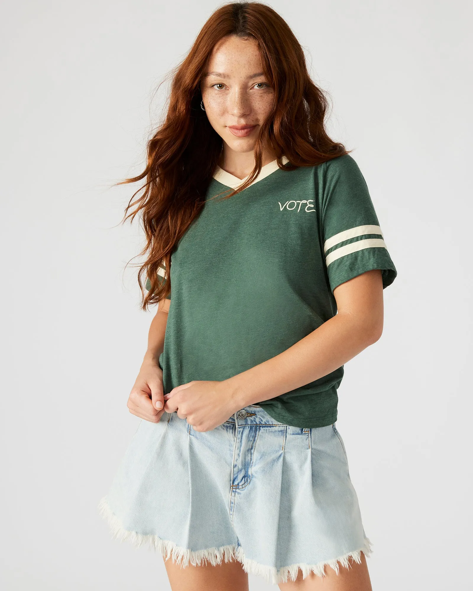 VOTE TEE GREEN sold by Steve Madden product image thumbnail 2