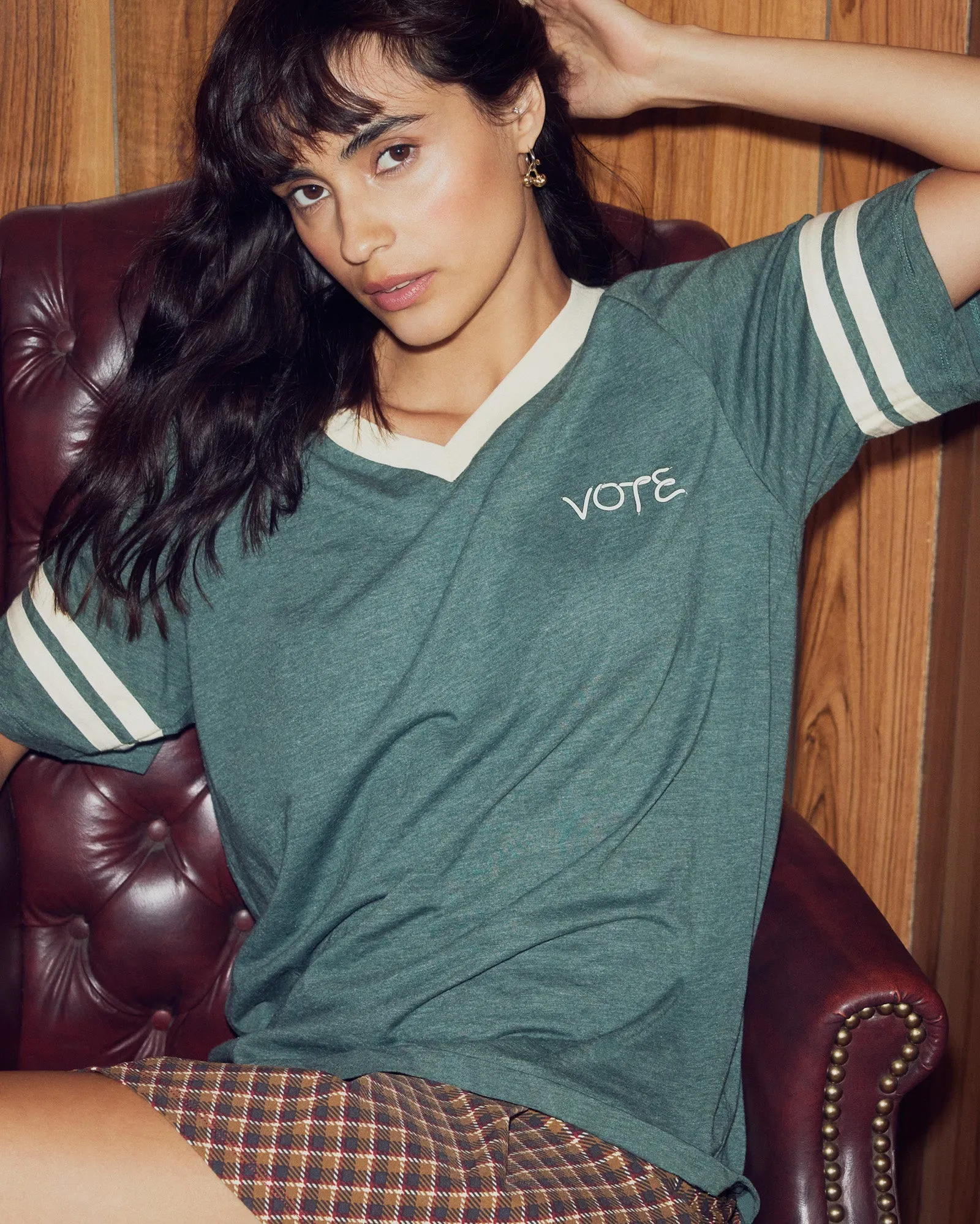 VOTE TEE GREEN sold by Steve Madden product image thumbnail 5