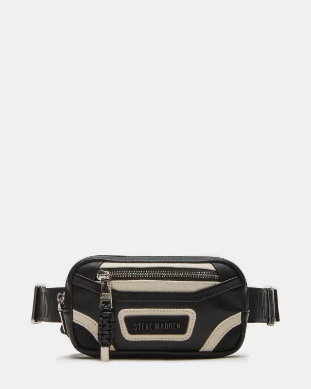 MADRIDD BAG BLACK/WHITE sold by Steve Madden