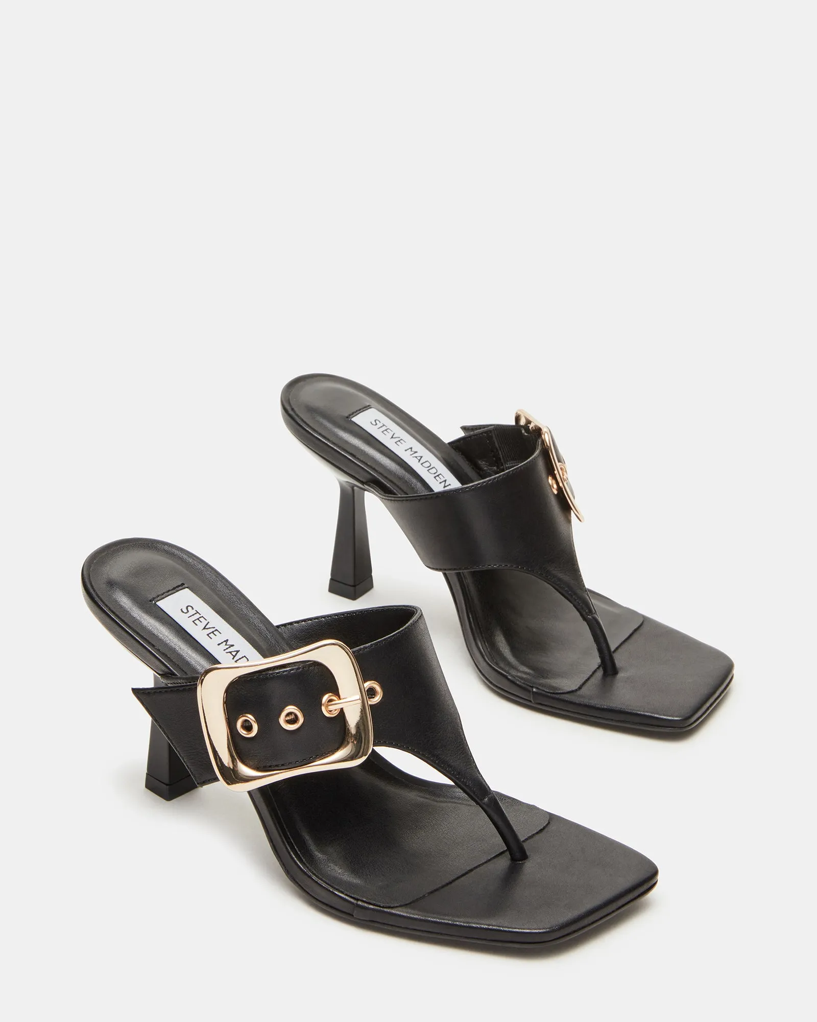 CHELLE BLACK LEATHER sold by Steve Madden product image thumbnail 3