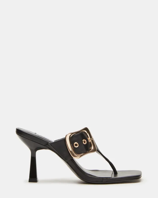 CHELLE BLACK LEATHER sold by Steve Madden