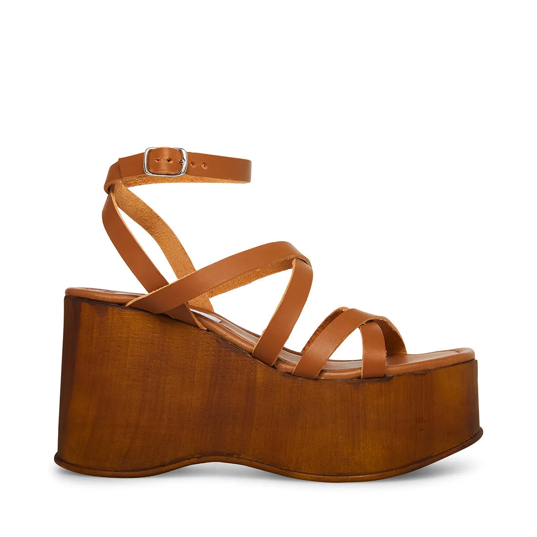 AVRIL COGNAC LEATHER - SM REBOOTED sold by Steve Madden