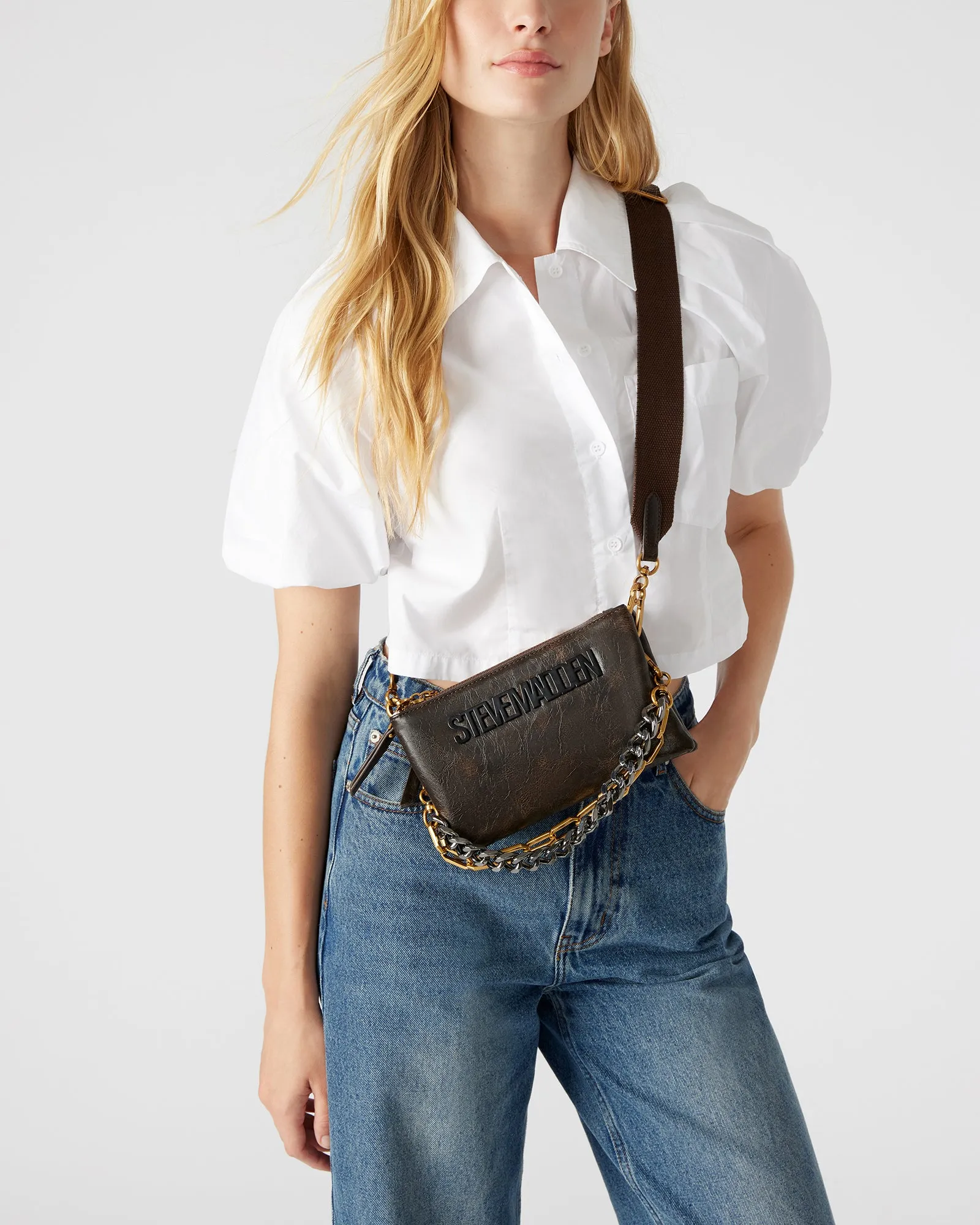 TONNY BAG DARK BROWN sold by Steve Madden product image thumbnail 2