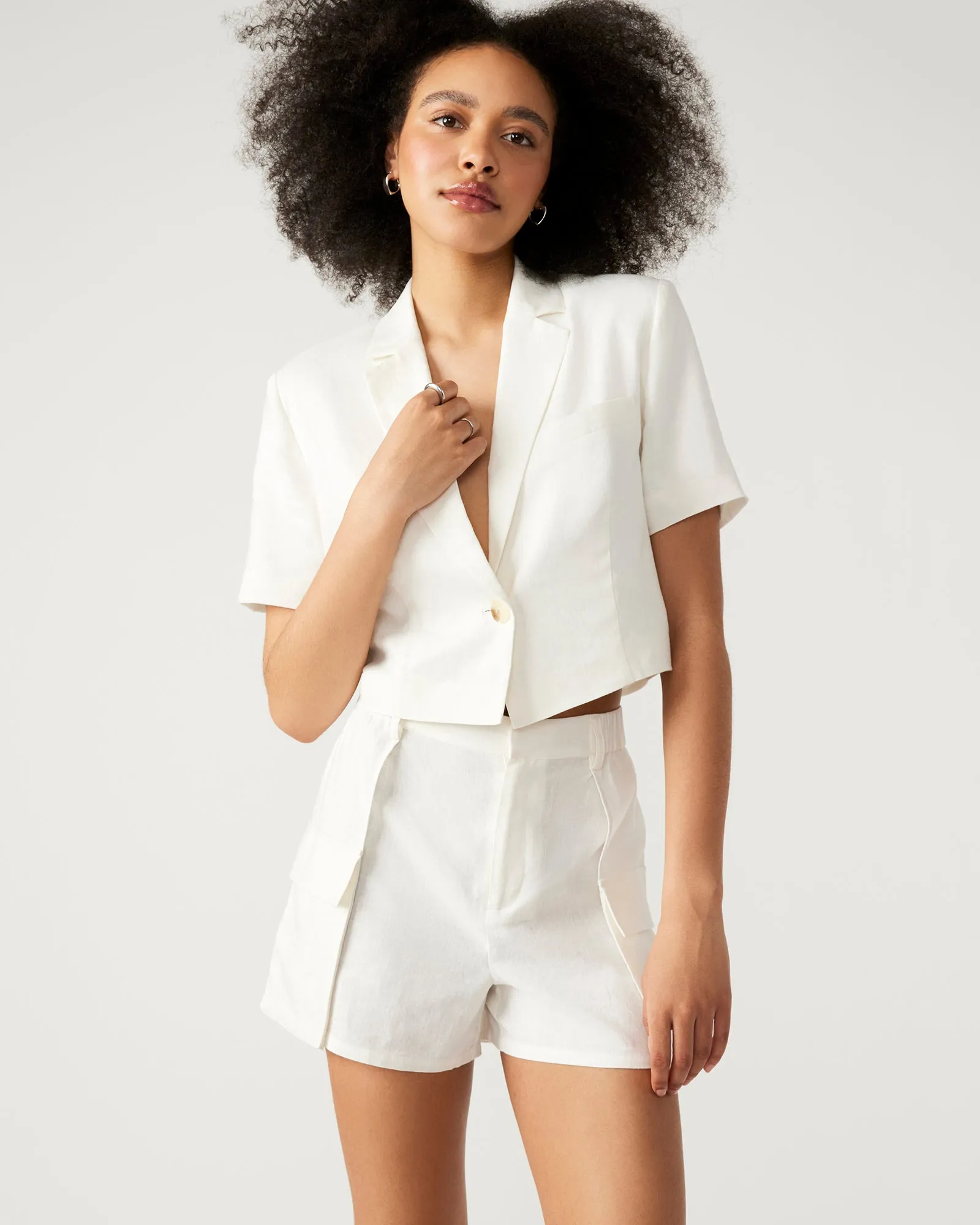 FAYETTE BLAZER WHITE sold by Steve Madden product image thumbnail 5