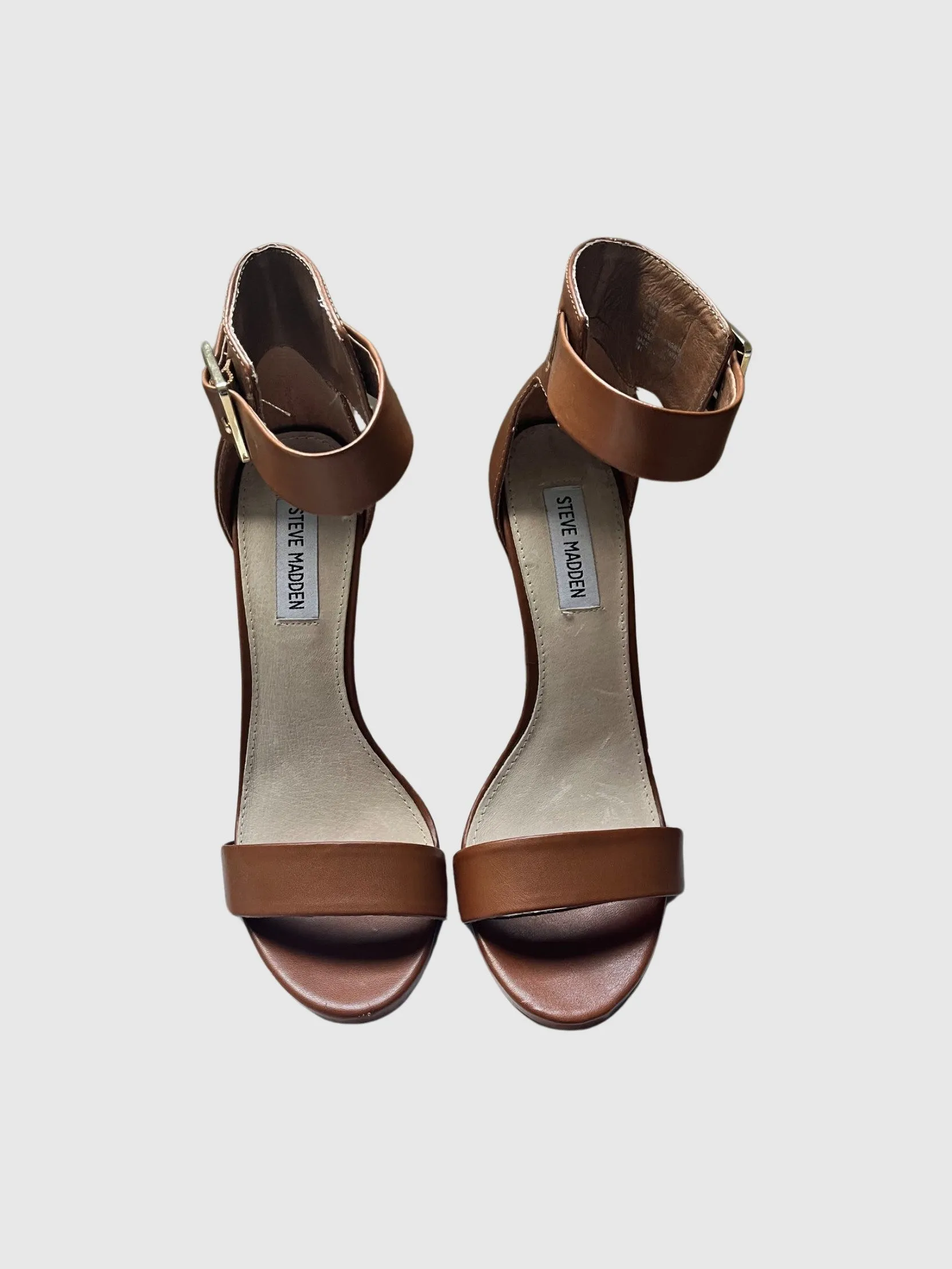 MARLENEE SANDALS COGNAC - SM REBOOTED sold by Steve Madden