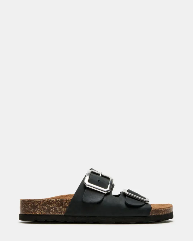 JESSE BLACK LEATHER sold by Steve Madden