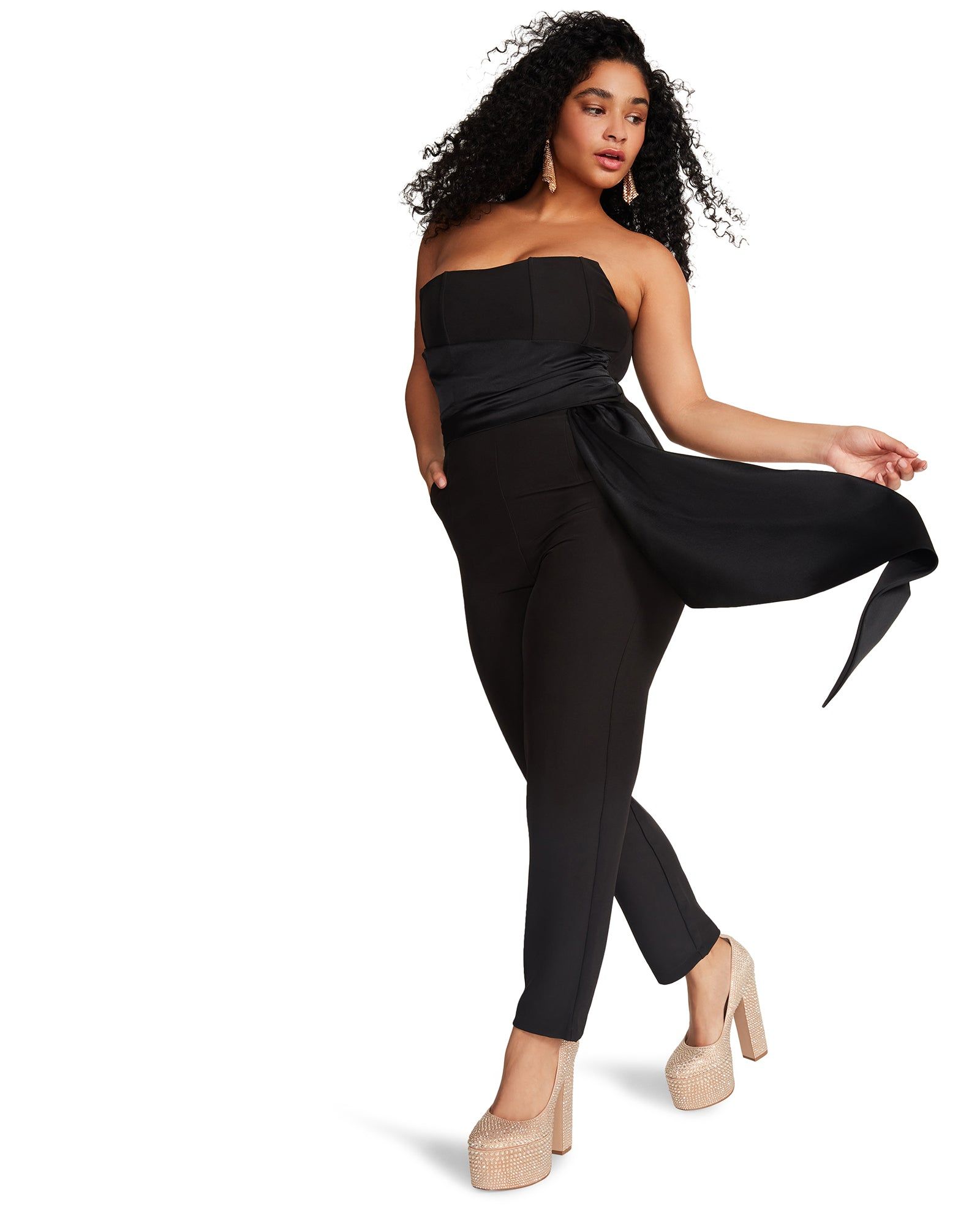 HARLEN JUMPSUIT BLACK sold by Steve Madden product image thumbnail 5