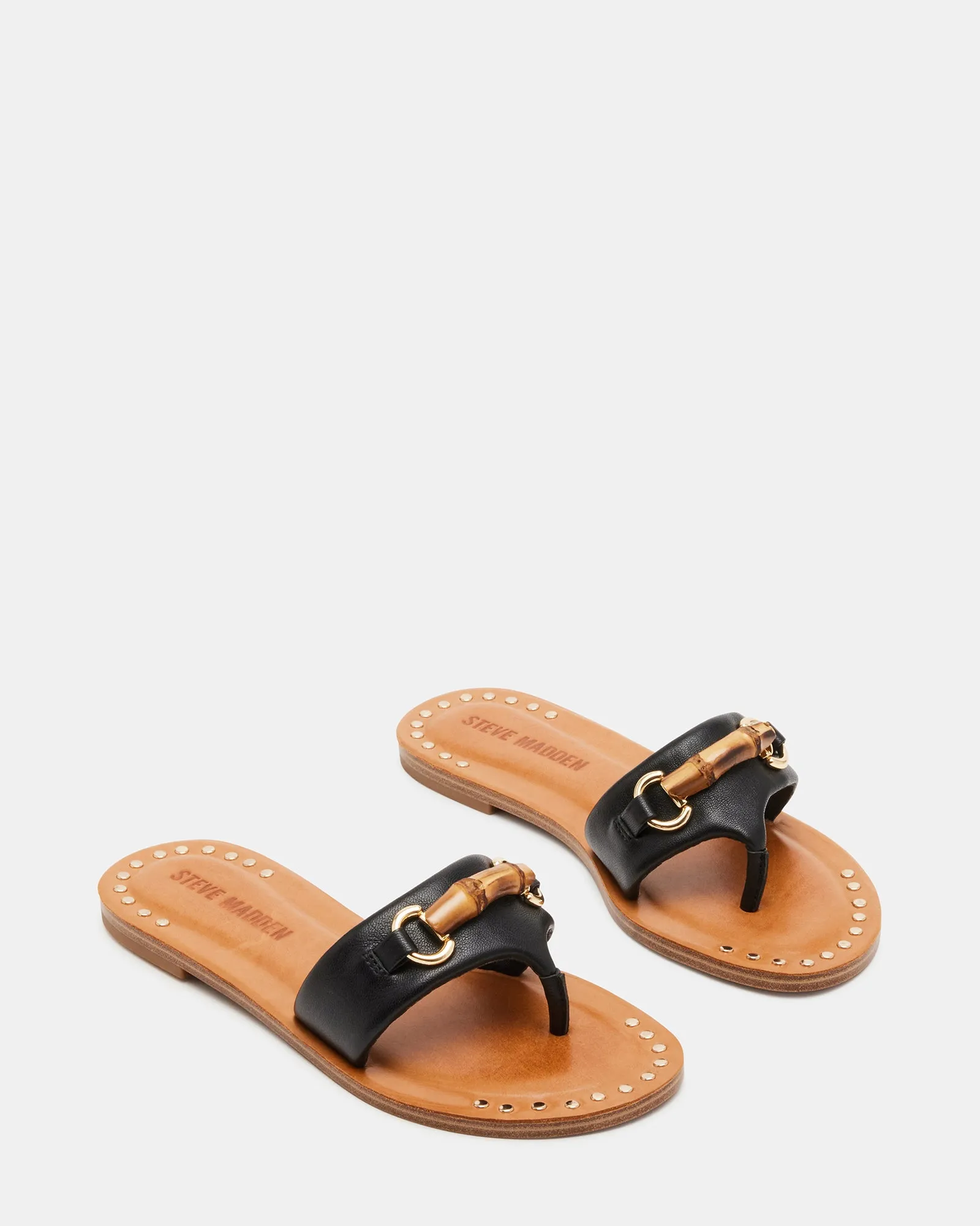 REBECKA BLACK LEATHER sold by Steve Madden product image thumbnail 2