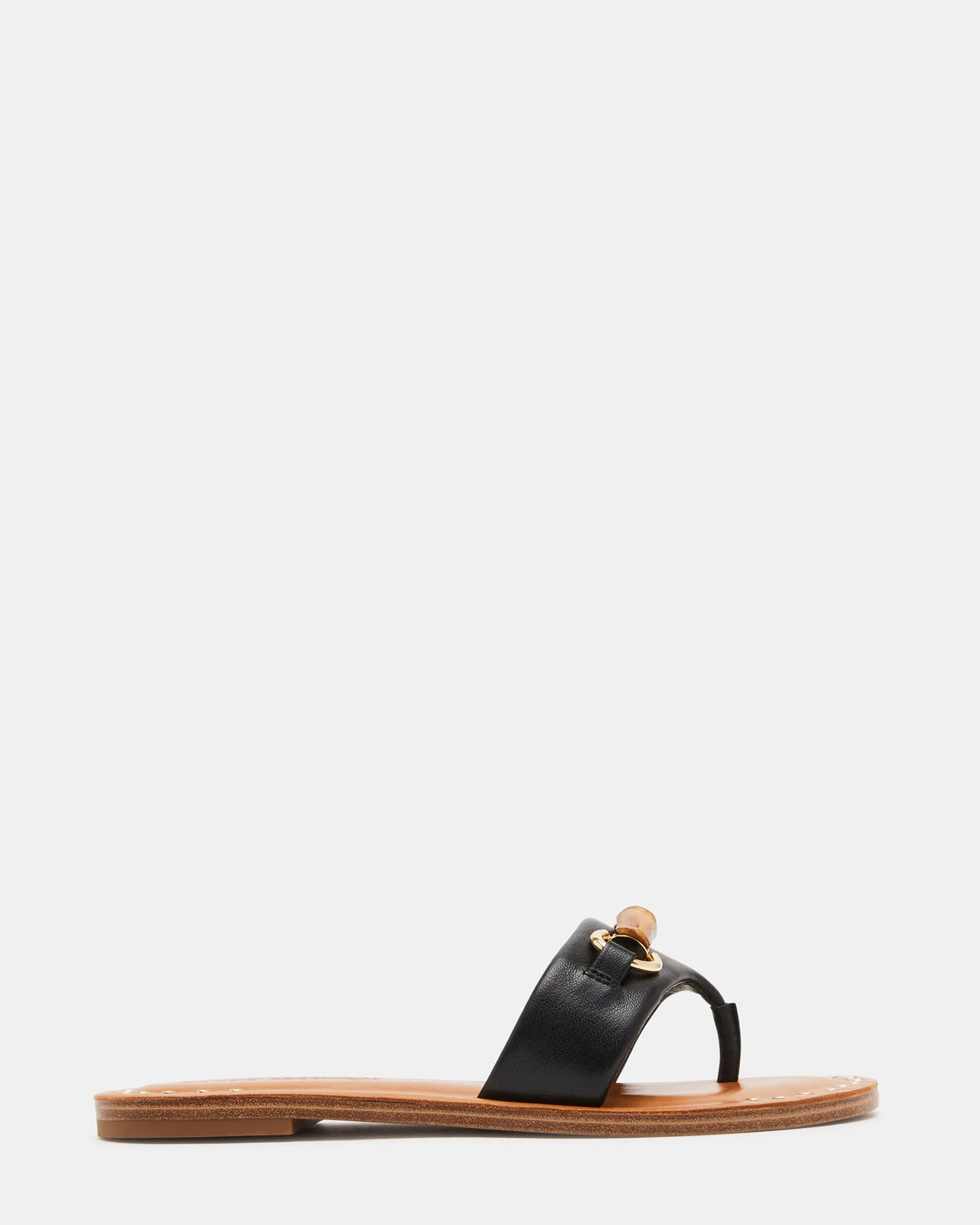 REBECKA BLACK LEATHER sold by Steve Madden