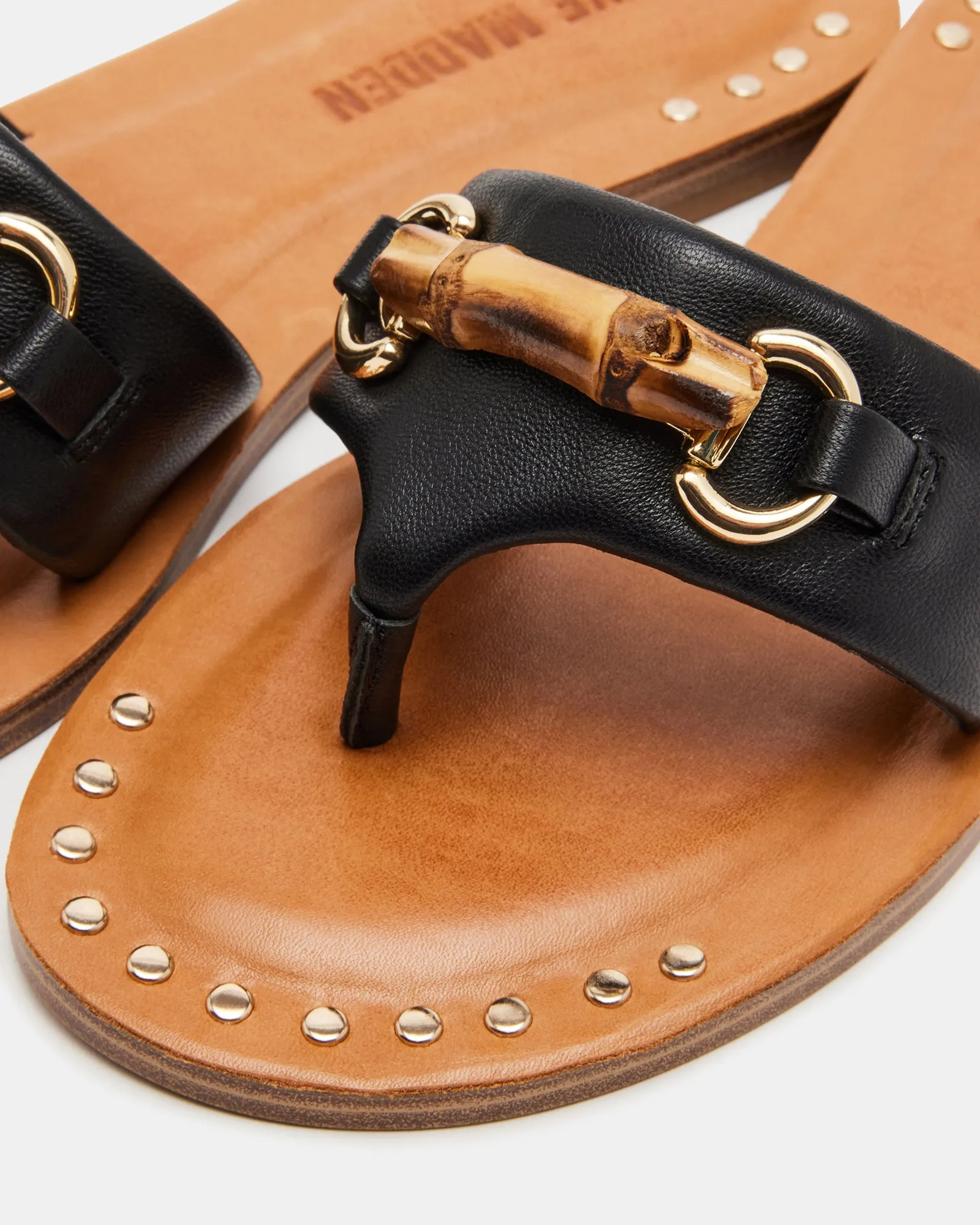 REBECKA BLACK LEATHER sold by Steve Madden product image thumbnail 3