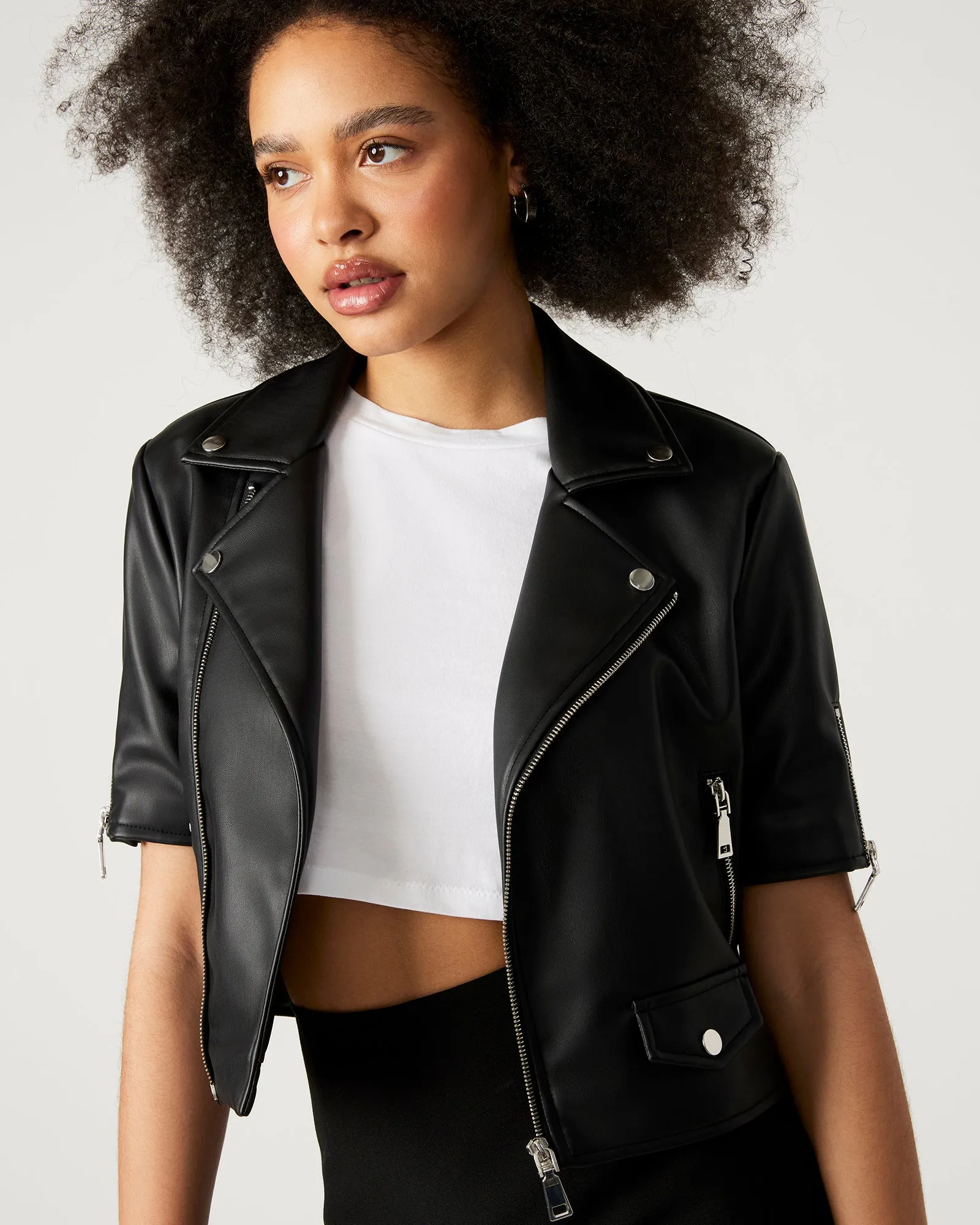 AILEE JACKET BLACK sold by Steve Madden product image thumbnail 2