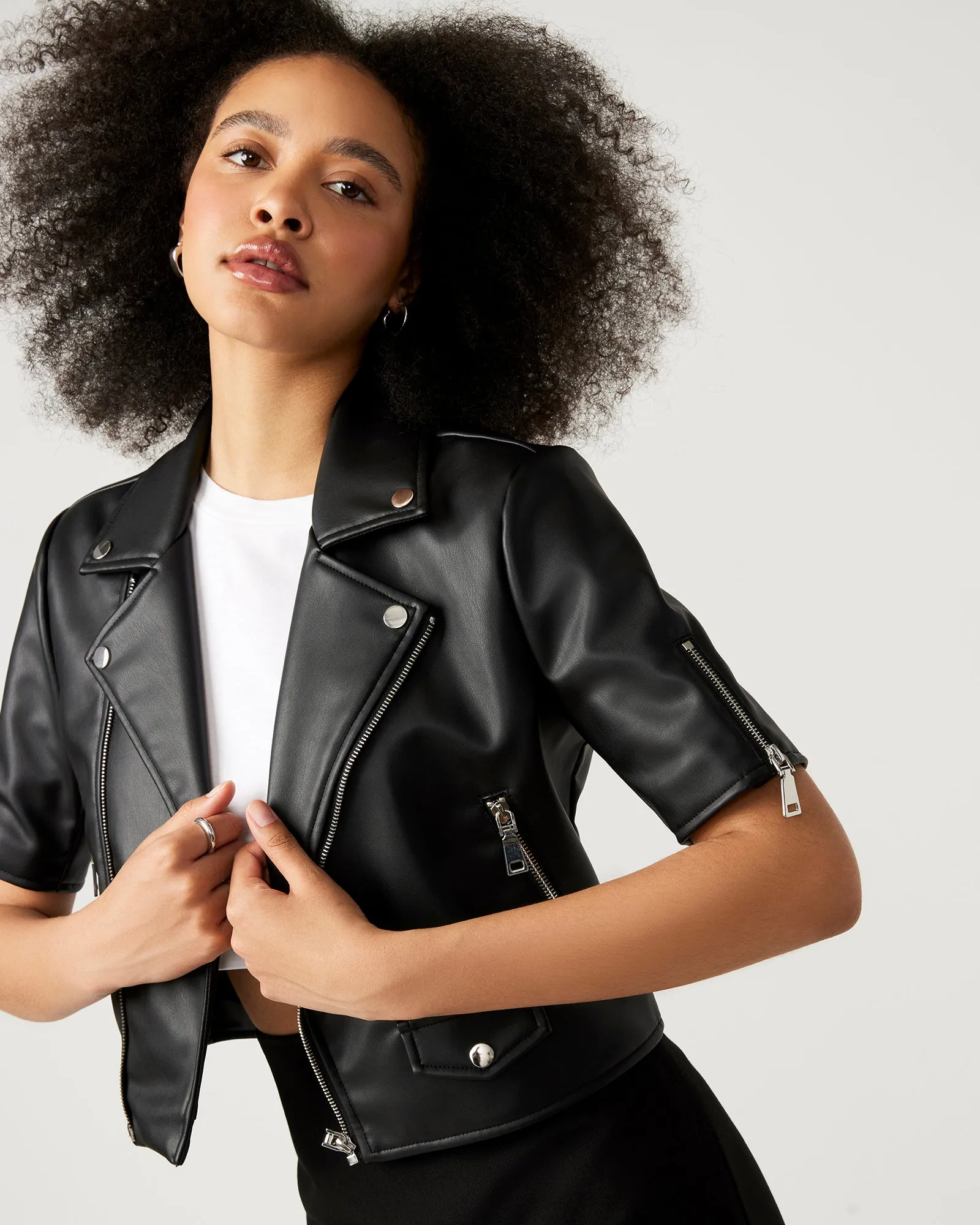 AILEE JACKET BLACK sold by Steve Madden product image thumbnail 3