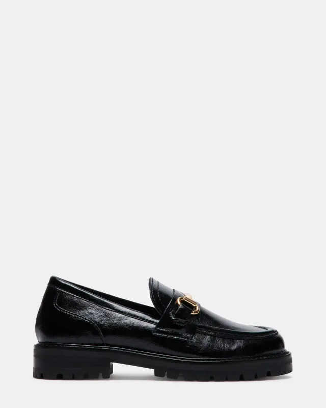 MISTOR BLACK LEATHER sold by Steve Madden