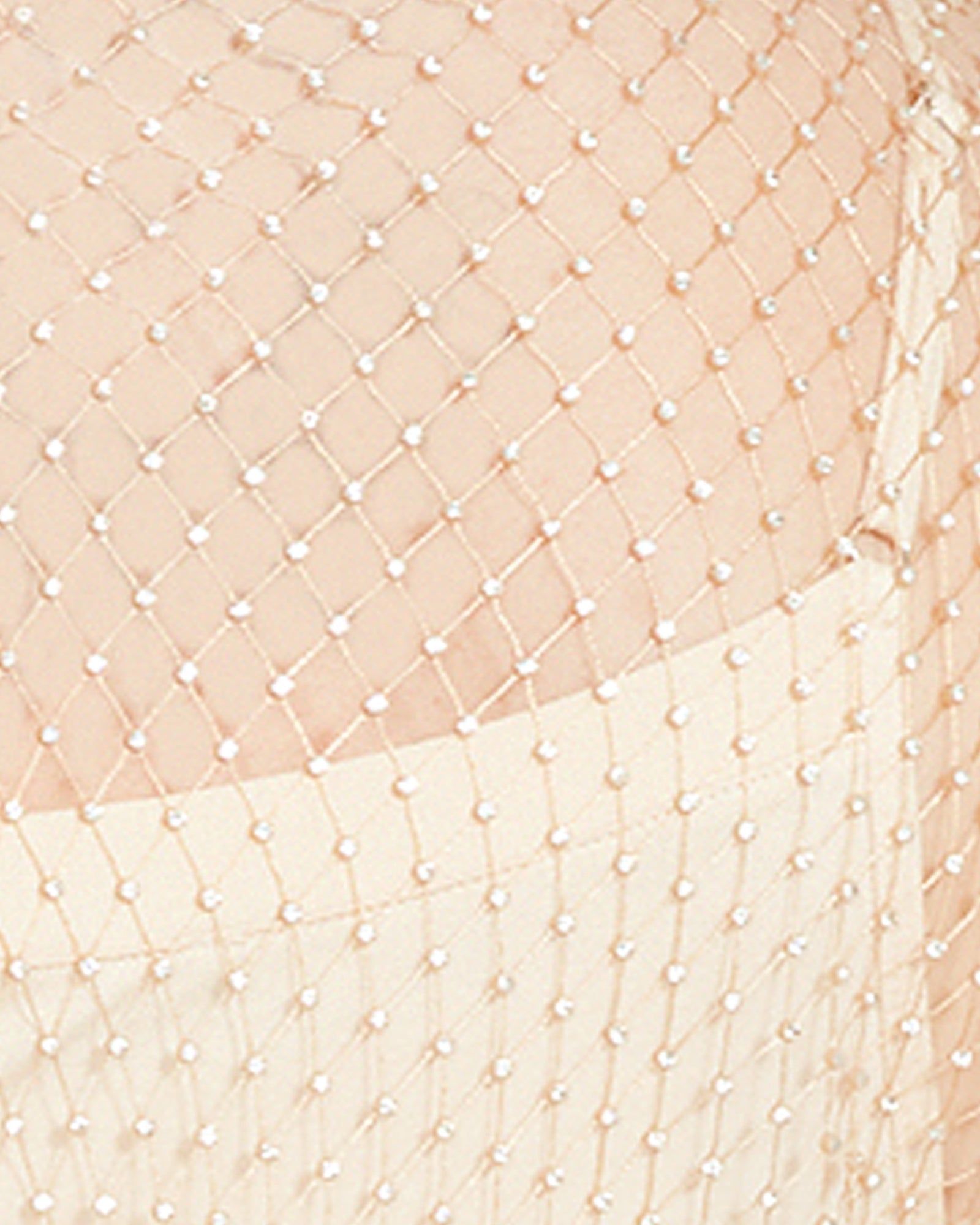 MESH RHINESTONE MINI DRESS TAN sold by Steve Madden product image thumbnail 6