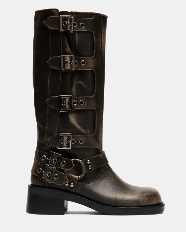 ROCKY BROWN DISTRESSED sold by Steve Madden