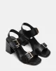 TRESSA BLACK LEATHER sold by Steve Madden