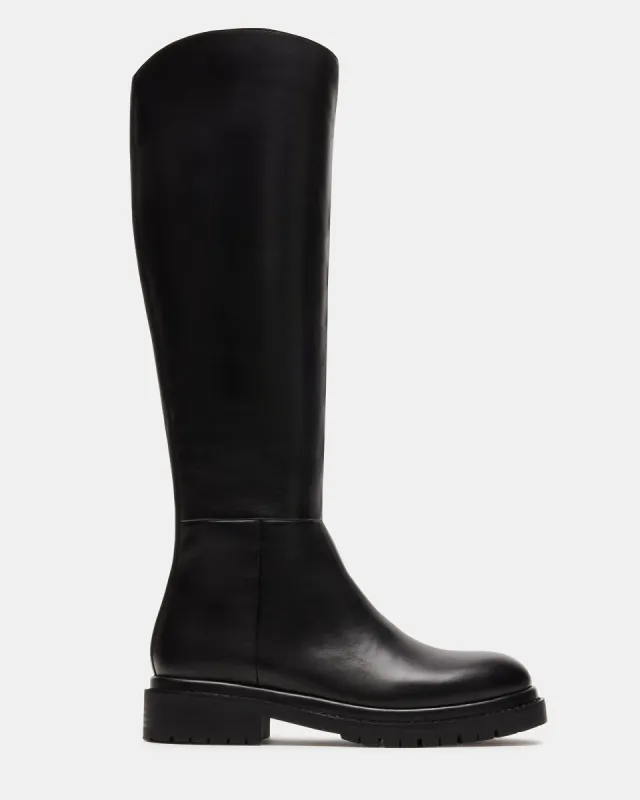 RAPHAELLA BLACK LEATHER - SM REBOOTED sold by Steve Madden
