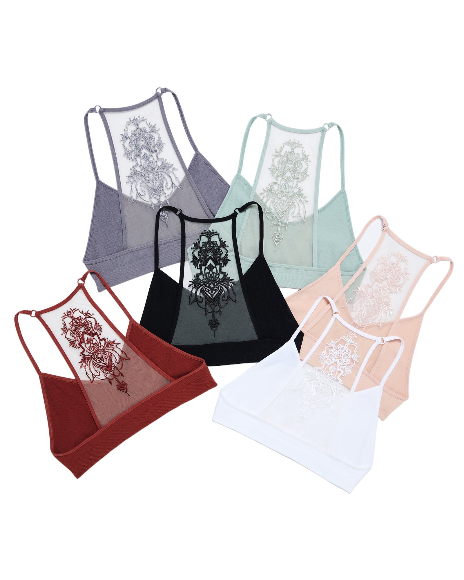 THE ELLA MESH BRALETTE WHITE sold by Steve Madden product image thumbnail 5